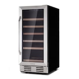 thumbnail of Klarstein Vinovilla 29 Built-In Weinkühlschrank 81 l / 29 Fl. Glastür Edelstahl Edelstahl