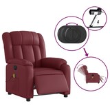 thumbnail of vidaXL Massagesessel Elektrisch Weinrot Kunstleder