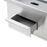 thumbnail of VERTES Plancha profesional de 3000 W en acero inoxidable, superficie de grill lisa de 55 x 35 cm, termostato, temperatura de 50-300 °C