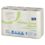 thumbnail of aro Küchenrolle Maxi, 22 x 26 cm, 3-lagig, weiß, 64 Blatt, 8 Stück