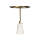 thumbnail of Beistelltisch Tonia 100 Weiß / Gold