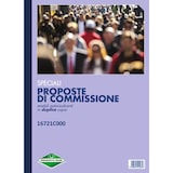 thumbnail of Blocco proposte di commissione data ufficio A4 - 50x2 copie autoricalcanti DU16721C000