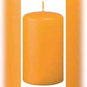 Kopschitz Kerzen Flachkopf-Stumpenkerzen Mais 120 x Ø 100 mm, 4 Stück