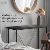 thumbnail of IvoQ Sidetable Zwart – Consoletafel – Haltafel – Industrieel - Smal & Stijlvol - 120x23x74