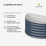 thumbnail of High Grow Half Circle Hochbeet 105 x 43 x 60cm Stahl-Wellblech einfacher Aufbau rost- und frostsicherAnthrazit