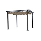 thumbnail of Pérgola Exterior de aluminio con toldo corredero 3x4 M