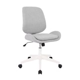 thumbnail of SIGMA Chaise de bureau EC507, tissu, hauteur d'assise réglable, gris/blanc