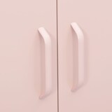 thumbnail of Sideboard KEVI Metall Rosa 80x35x101,5 cm Stahl | Flurschrank Metallschrank Lagerschrank Beistellschrank Wohnzimmer