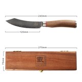 thumbnail of Zayiko Kurumi Damast Steakmesser I 12 cm Klinge I Nussbaumgriff I Holzbox