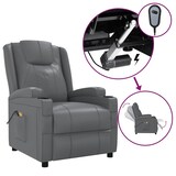 thumbnail of vidaXL Massagesessel Elektrisch Anthrazit Kunstleder