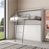 thumbnail of Letto a castello a scomparsa doppio materasso 85x185cm Kando 2MBF-VE90DOPKORI03-BF-MT