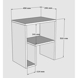 thumbnail of Skye Decor, Yepa- Yepa SSE, Weiß, Couchtische, 51,8x45x30 cm, 100% Melaminbeschichtete Partikelplatte