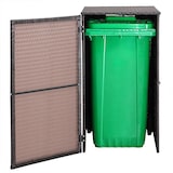 thumbnail of Casaria Mülltonnenbox Rattan Braun