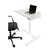 thumbnail of TOPSTAR Schreibtisch E-Table Home, 100 x 70 cm, elektrisch höhenverstellbarer, weiß