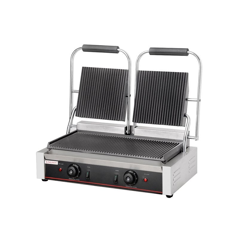 Kontaktgrill - oben + unten gerillt / Tischgrill 500