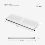 thumbnail of Masterzone 90 Slim Flex Induktionskochfeld Einbau 4 Kochzonen 2 Flex-Zonen ThermoBoost Smart Flex Technology max. 7200 Watt Weiß