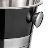 thumbnail of Nikkel-chroom stalen flessenhouder 4,5 L H 210 mm Diameter 140 mm Was Duitsland