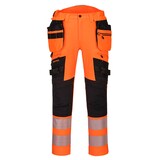 thumbnail of Portwest - Pantalon de service haute visibilité avec poches flottantes démontables DX4 Orange / Noir Taille 52
