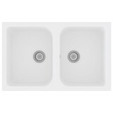 thumbnail of vidaXL Keukenwasbak Wit 76 x 48 x 30 cm Graniet