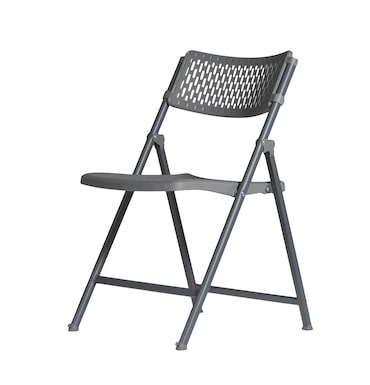 Set de 4 sillas plegables ultraligeras de color gris modelo Aran Chair New Zown Classic