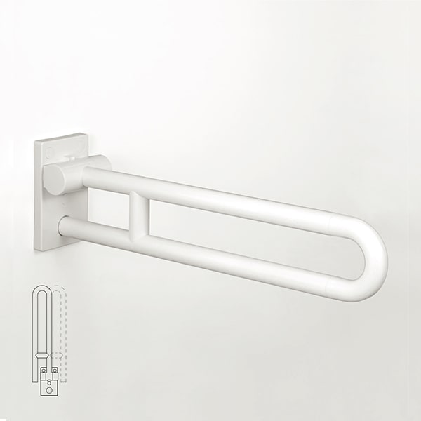 pba 01 Stützklappgriff drehbar 850mm aus Nylon