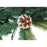 thumbnail of Tarrington House Albero di Natale artificiale, plastica, Ø 97 x 180 cm, verde/bianco