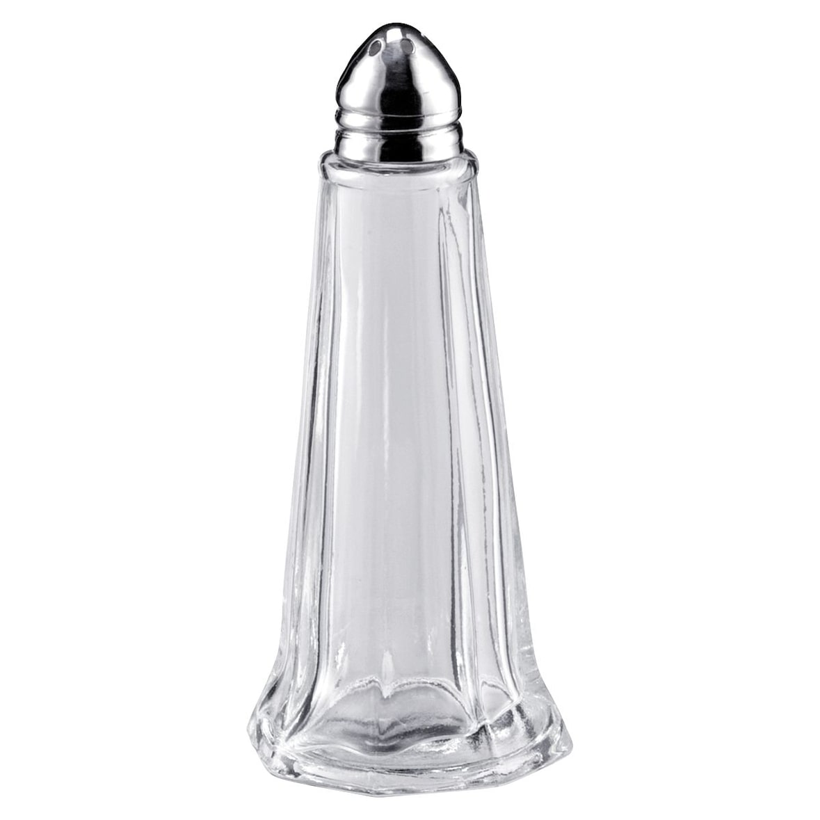 aro Juego de salero y pimentero, cristal/acero inoxidable, Ø 5 x 11 cm, 37 ml, 6 unidades