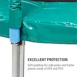 thumbnail of Jumpstarter Trampolin 2,5 m Ø Netz 120 kg max. 195 cm Ø Sprungfläche Türkis