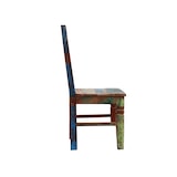 thumbnail of SIT Möbel Chaises de salle à manger SIT Möbel, lot de 2 | Bois de récupération peint | Coloré | L 45 x P 45 x H 100 cm