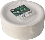 thumbnail of 6 X 100 Teller, Pappe "pure" rund Ø 23 cm weiss