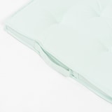 thumbnail of Almofada para cadeira de jardim, repelente à água, poliéster 180 gr, cor verde claro, 42 cm x 42 cm x 5cm