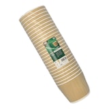 thumbnail of 25 Suppenbecher, Pappe rund 998 ml Ø 13,5 cm · 10,8 cm braun/weiss Ripple Wall