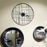thumbnail of Horloge noire   filaire 60 cm -  Autre forme Métal Table Passion 60.00x60.00 cm