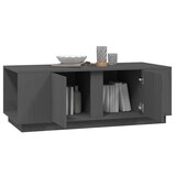 thumbnail of Table basse Gris 110x50x40 cm Bois massif de pin Modèle Polaris Plus