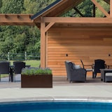 thumbnail of WellHome - Pflanzgefäß aus Polyethylen 70x30x30cm Top Garden RODRI in Bronze
