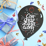 thumbnail of Securit® Wandtafel - Ballon-Silhouette - Inklusive Kreidemarker und Klett-Kit zur Wandbefestigung - Auslaufmodell