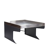 thumbnail of XL robotmaaiergarage met plantenbak HWC-G60, overkapping voor grasmaaier, metaal 47x70x100cm ~ roestvrij staal, antraciet