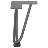 thumbnail of vidaXL Haarnadelbeine für Couchtisch 4 Stk. Naturstahl 20 cm Massivstahl