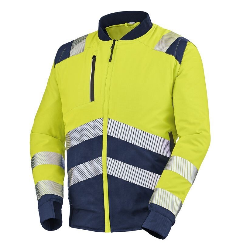 Cepovett - Blouson TEDDY ALPILLES Jaune / Bleu Marine Taille L