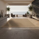 thumbnail of Küchenteppich Used-Look Robust Waschbar Strapazierfähig Terrasse Garten Schwarz 200x290 cm OEKO-TEX Gekettelt – JUNGFRAU von Kadima Design