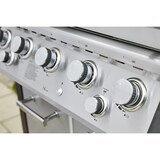 thumbnail of Tarrington House 5-Brenner Gasgrill Mohim, Edelstahl / Stahl, 150 x 58 x 131 cm, Seitennbrenner, Thermometer, Ablagetisch, fahrbar, silber / anthrazit