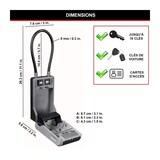 thumbnail of Master Lock - Boîte A Clé Extérieure A Anse Flexible - Nouveau Design - Large Capacité - Haute Sécurité - 19.6 X 7.6 X 5.6