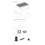 thumbnail of Weide Metta Stahl Carport – freistehend mit Pultdach | 3,2 x 5,5 m | Anthrazitㅤ3.2 x 5.5 Meter