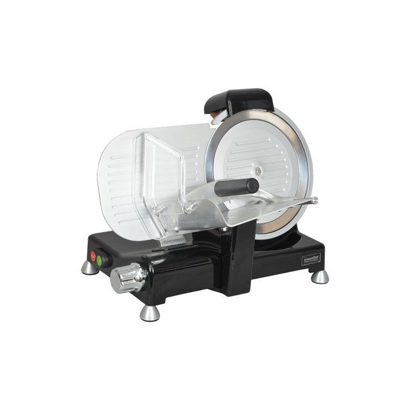 Trancheuse Pro 140w 12,1kg Corps Fonte Alu Lame 25,5cm Inox Protection  Kitchenchef - Kcptr250n