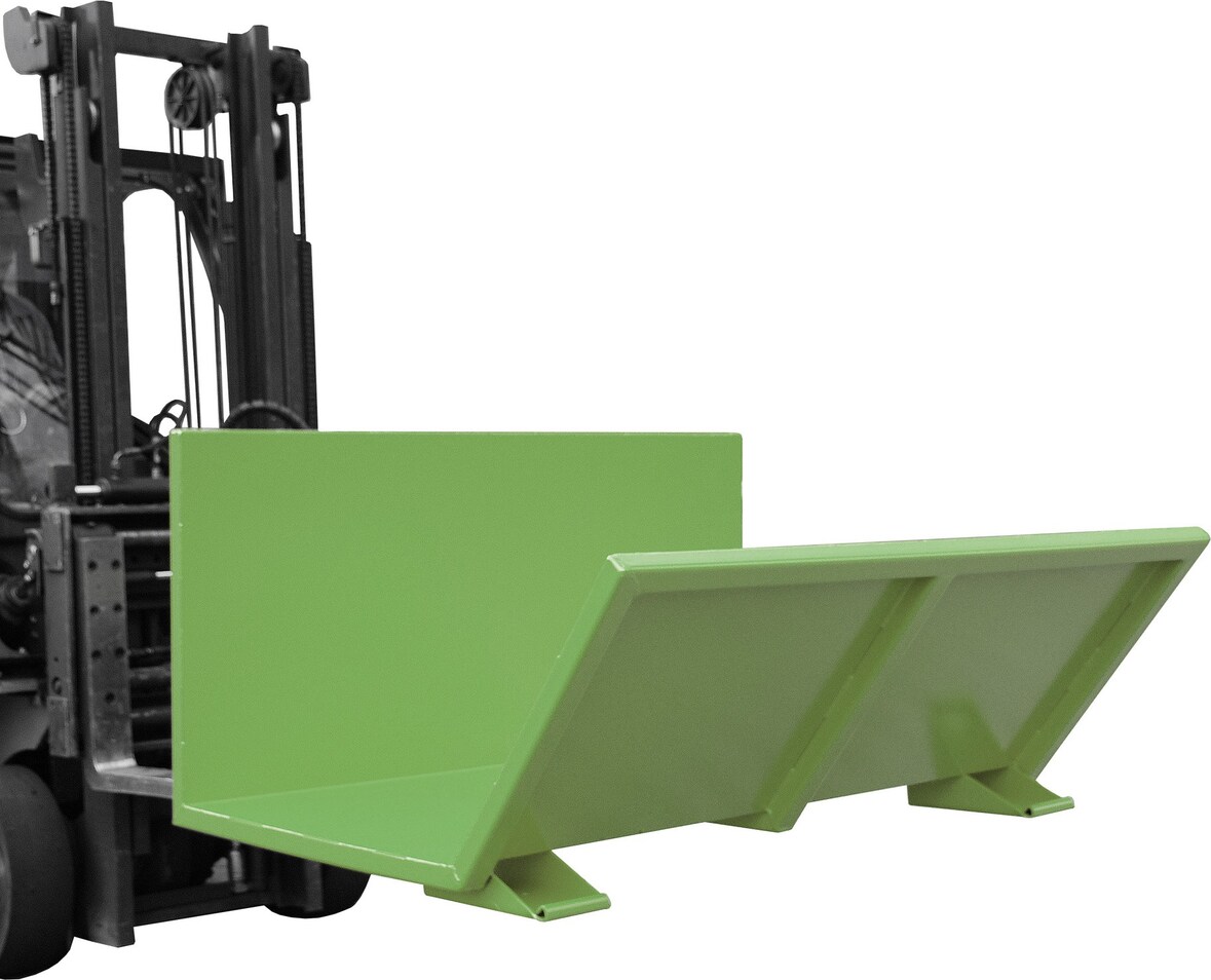 Langgutkipper Transportgerät lackiert RAL6011 Resedagrün Stapler ...