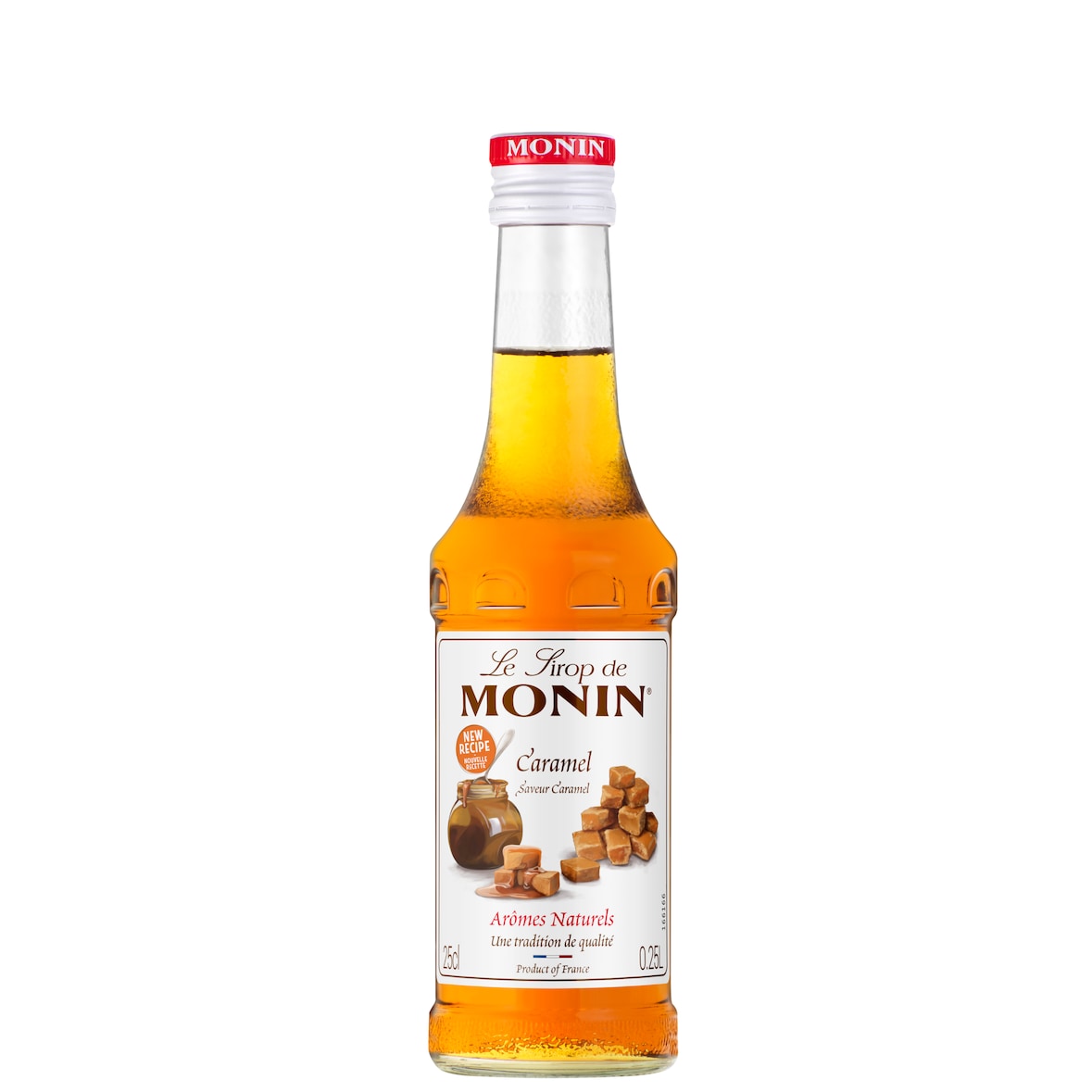 MONIN - Sirop Saveur Caramel pour cocktails, culinaire ou dessert drinks