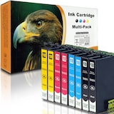 thumbnail of Kompatibel 8er Set Epson Gänseblümchen, T1816, 18XL, C13T18164010 Druckerpatronen Tinte von D&C