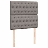 thumbnail of vidaXL Boxspringbett mit Matratze Taupe 90x200 cm Stoff