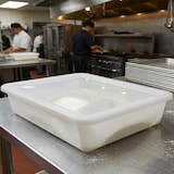 thumbnail of Confezione da 6 contenitori con coperchio (15L) 55,3 x 41 x 9,3 cm - per impasti, pasticcini, pizze, pane. In polipropilene per uso alimentare