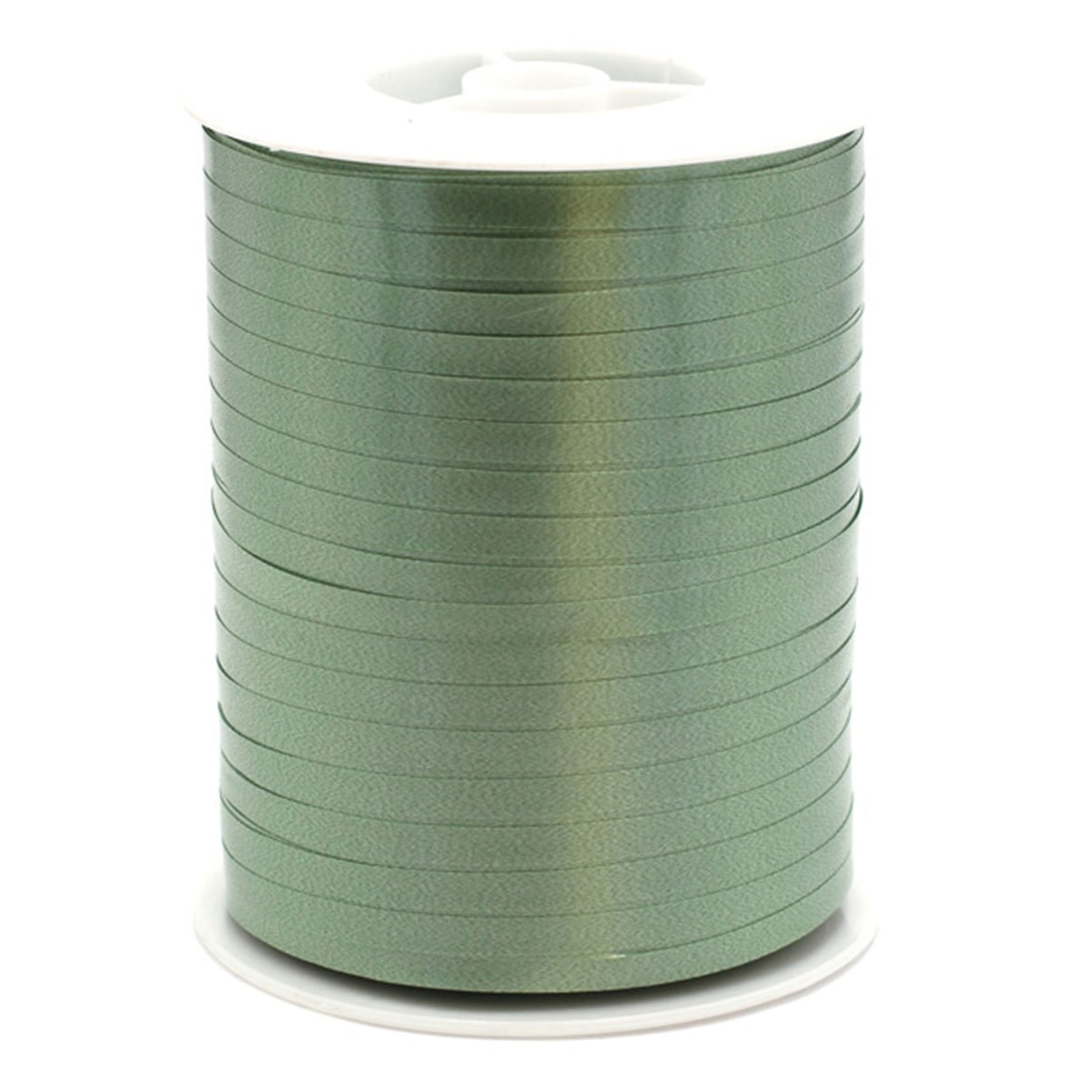 500m Geschenkband Ringelband 5mm - wasserfestes Kunststoff Dekoband Schleifenband Polyband Luftballonband zum Anbinden von Luftballons Basteln Grün
